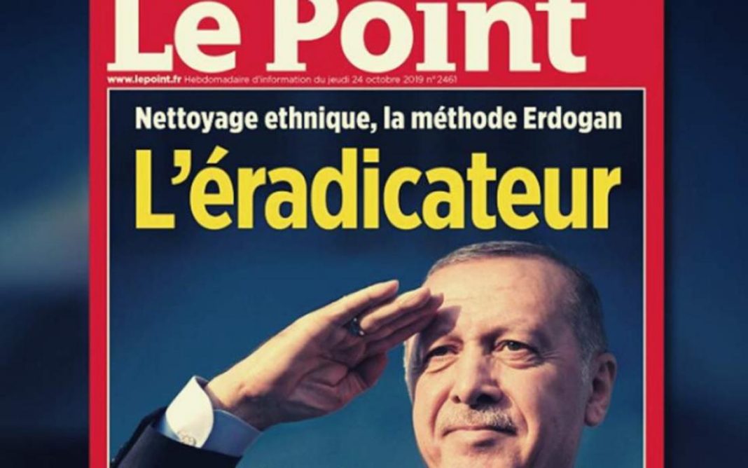 Ο Ερντογάν μήνυσε το «Le Point» για το εξώφυλλο με τον «εξολοθρευτή των Κούρδων»